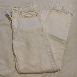 Topshop Straight Leg Jeans